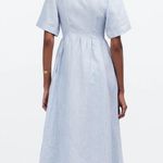Madewell NWOT Cassie Button-Front Midi Dress in Linen Size S Photo 3