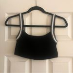 American Apparel NWOT  Black and White Ribbed Sweater Bra Top Size XS Photo 3