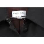 EMANUEL UNGARO Brown 100% Wool PANTS SUIT Military Style 6/40 '70s Korea Women 6 Photo 2