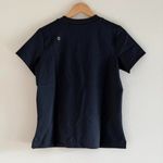 FIGS Sona FORMx Slim V-Neck Scrub Top in Navy, Size Small Photo 11