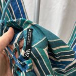 ZARA  Striped Linen Blend Top Sz XL Photo 6