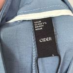 Cider  Wide Leg Pleated‎ Tailored Pants Blue Size Large Photo 4