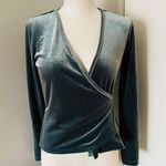 Madewell Velvet Ballet Wrap Top Women’s XS Photo 0