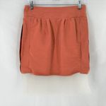Chloé Chloe Pompei Terracotta Orange Silk Sheer Hem Skirt Size 34/2 Photo 2