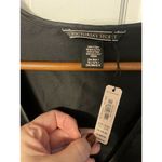 Victoria's Secret NEW Victoria’s Secret Satin Ruffle Kimono robe Short sleeve Tie close O/S Black Photo 2