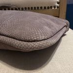 Lucky Brand Textured Taupe Large Suede Crossbody Purse Photo 2