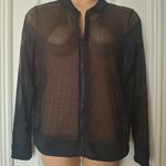 Victoria's Secret  Sport VSX Mesh Bomber Zip Up Jacket - Size L Photo 5