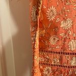 Maisie Chic Pink Floral Midi Skirt Size M Photo 8