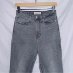 Madewell Gray Wash Denim High Waisted The Mom Jean size 24 Photo 2