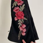 Wild Diva NWOT | women’s rose floral embroidered heeled knee high boots size 7.5 Photo 1