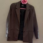 ZARA Women's Dark Brown Blazer Photo 0