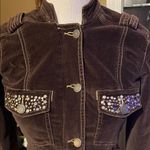 Twill 22 twenty two jacket with studs and bling Silver Size XS Photo 2