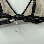 Free People Intimately Alia Cream & Black Floral Bralette Photo 4