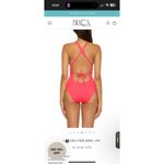 BECCA by Rebecca virtue  Sz S Grapefruit Line In Sand One Piece Swimsuit NWT Photo 1