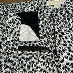 Michael Kors Woman’s  Miranda Jaguar Print Cotton Pants Black and White Size 12 Photo 7
