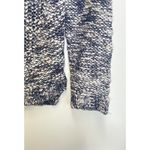 Forever 21 White Blue Women's Chunky Mock Neck Sweater - Size Large Photo 2