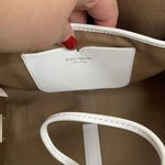 Kate Spade Sam Canvas Satchel Blazer Brown White Leather Trim Shoulder Bag Purse Photo 11