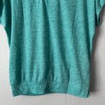 Weavers Womens Top Medium Y2K Relaxed Flowy Minimalist Stretch Lightweight Blue Photo 6