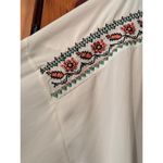 Cowgirl Legend open front Kimono with embroidery and fringe XL cottagecore White Photo 6