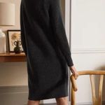 Boden High Neck Knitted Long Sleeve Sweater Dress Charcoal Gray Size 2 Photo 1