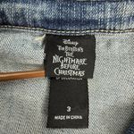 Disney  Nightmare Before Christmas Jacket Womens 3 Blue Denim Simply Meant To Be Photo 2