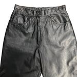 Spiegel Vintage Elements Exclusively  Black Leather Pants Size 12 Photo 1