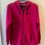 Nike  Full Zip Women’s Hooded Sweatshirt Size Large Photo 0