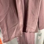 Amanda Smith  Vintage Pure‎ Silk Pant Suit Set Size 16 Zen Minimalism Mauve New Photo 9