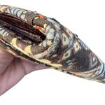 Vera Bradley Canyon Tri Fold Wallet Brown Floral Card Slots Magnetic Clasp Photo 1