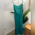 Katie May Damn Gina Dress Teal Back Cowl Elegant Formal Cocktail Dress XS Photo 4