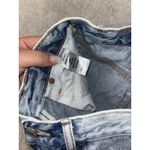 PacSun  Vintage High Rise Distressed Denim Shorts Size 26 Button Fly Photo 2