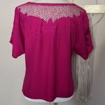 made in Hawaii floral embroidered mesh top Photo 37