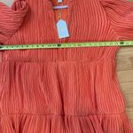 Emily‎ McCarthy FRANKIE DRESS IN CORAL NWT size large Orange Photo 5