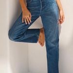 Denim Forum Aritzia Joni high rise loose button fly denim jeans 30 length sz 25 Blue Photo 0