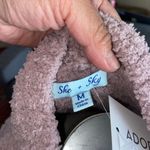 She & Sky NWT $40 Slvlss Light Mauve Knit Turtleneck, Sz M Photo 3
