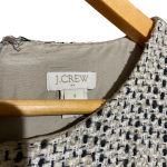 J.Crew  Tweed Color Block Sheath Tan and Black‎ Dress Size 4 Photo 5