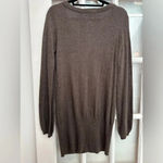 BCBGMAXAZRIA  Y2K Brown Soft Angora Wool Blend Button Down Cardigan Size L Large Photo 1