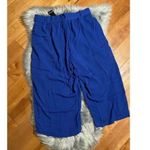 Torrid SAPPHIRE CRINKLED GAUZE SELFTIE CULOTTEPANT Size 0X Photo 3