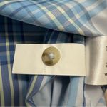 Eddie Bauer Women’s Blue Plaid Short Sleeve Adventure Shirt Polyester, X-Large Photo 3