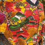 Vintage Passports Pier 1 Imports Toggle Jacket Tribal Island World One Size Red Size undefined Photo 3