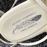 Jeffrey Campbell x Free People Platform Sandals Womens 8 Cream Lace Up Wedges Photo 13