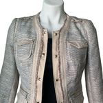 White House | Black Market Patch Pocket Tweed Jacket, Sz 4 Photo 9