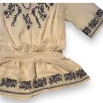 Twenty One Faith Peasant Blouses Gathered Waist Semi Sheer Embroidered Size 1X Photo 1