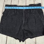 American Eagle Paper Bag Mom Jean Shorts Black 6 Photo 7