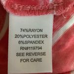 Live and let live Red Tie Dye Striped Stretch Knit Pull On Maxi Skirt Petite S Photo 4