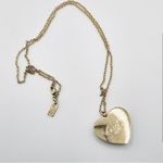 Coach Heart Necklace With Gold Chain Photo 2