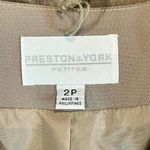 Preston & York  Petite Khaki Tan Blazer Size 2P Photo 6