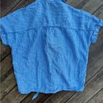 BeachLunchLounge  Blue and White Striped Shirt Photo 3