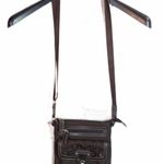 Alpha & Omega Small Brown and Black Crossbody Bag Adjustable Photo 1