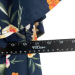 Floral Print Dress Off Shoulder Ruffle‎ Short Sleeve Casual Dress 2X Blue Size XXL Photo 3